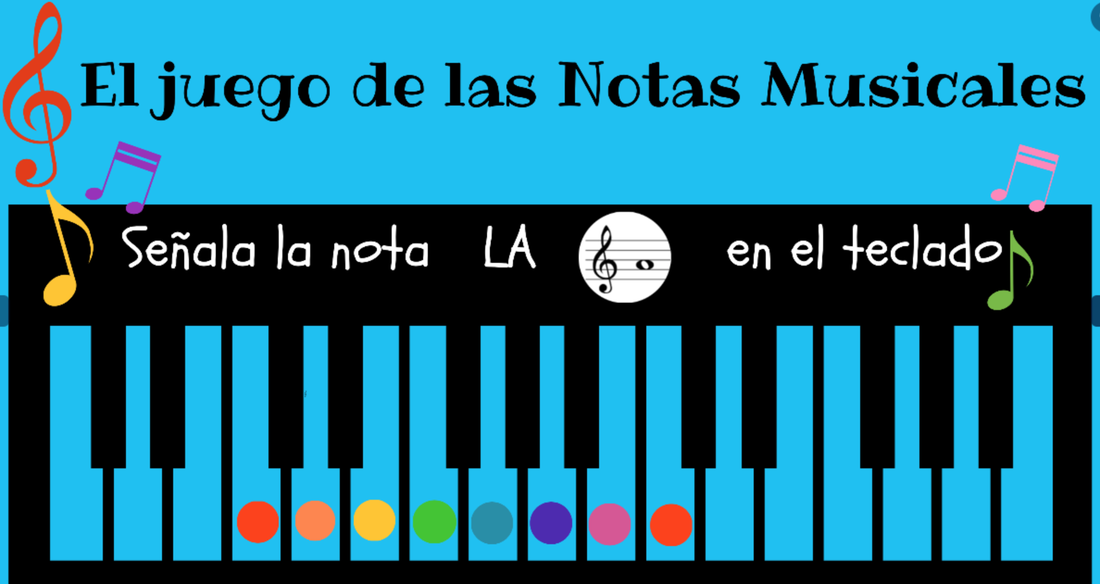 3 juegos para conocer las notas musicales el en el teclado - CLASE DE MÚSICA 2.0