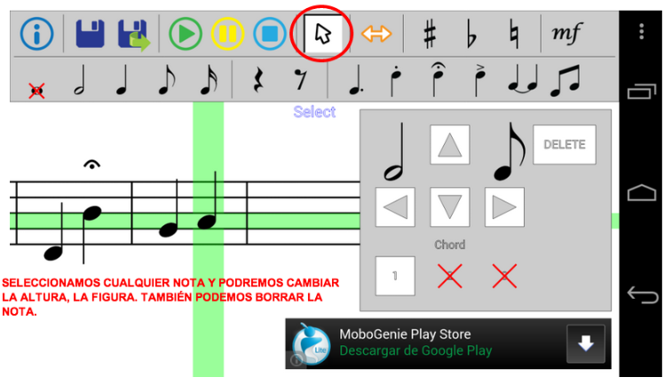 Music Composition" App gratuita para escribir con el móvil Android - CLASE DE MÚSICA 2.0